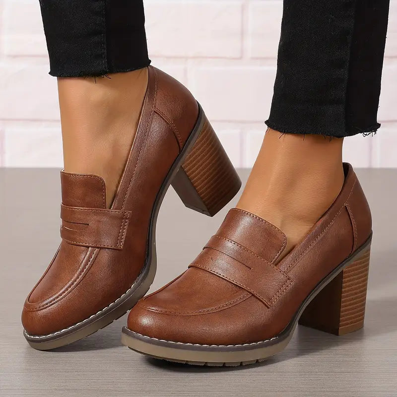 Escarpins Vintage à Talons Hauts – Chaussures Femme Élégantes et Polyvalentes