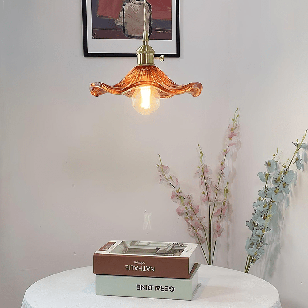 Lampe Élégante en Forme de Fleur d'Hibiscus – Éclairage Raffiné et Décoratif