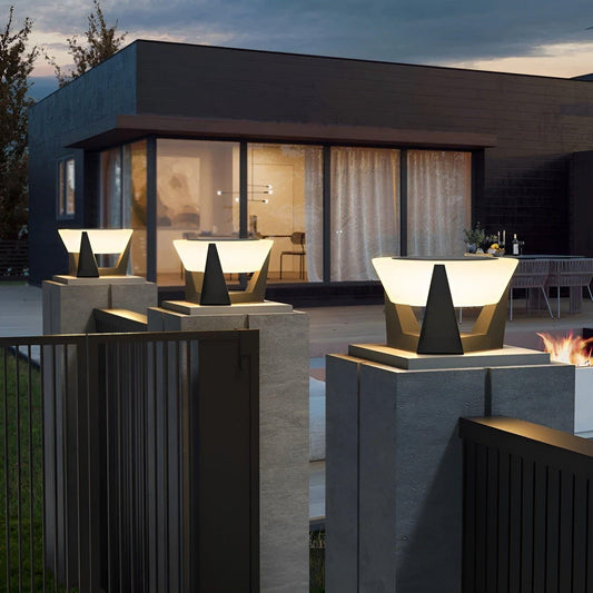 Lampe de jardin japonaise luxueuse à énergie solaire – Élégance LED sans fil pour une décoration maison raffinée