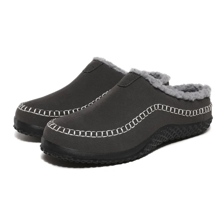 Chaussons Orthopédiques d’Hiver – Confort Pieds Nus avec Soutien Premium de la Voûte Plantaire