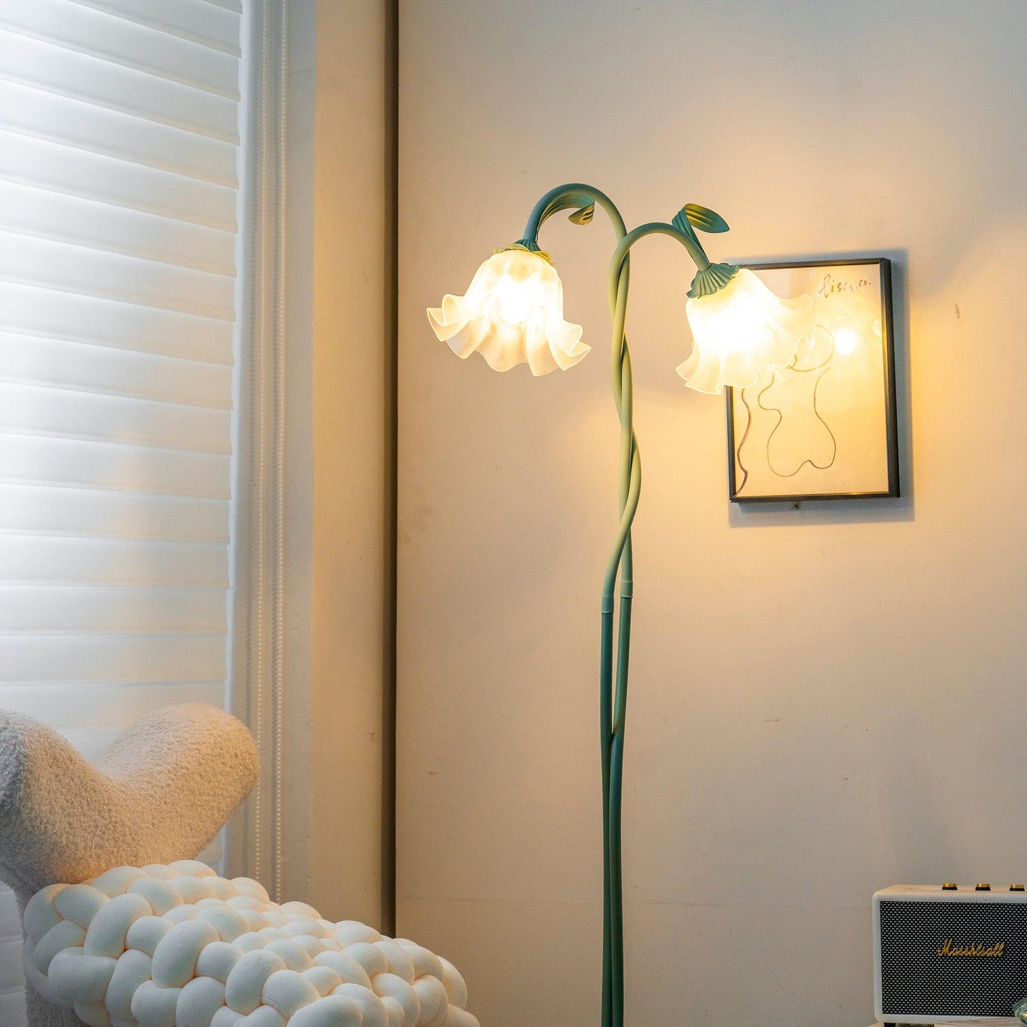 Lampadaire Calla Flowers – Élégance Florale et Éclairage Raffiné