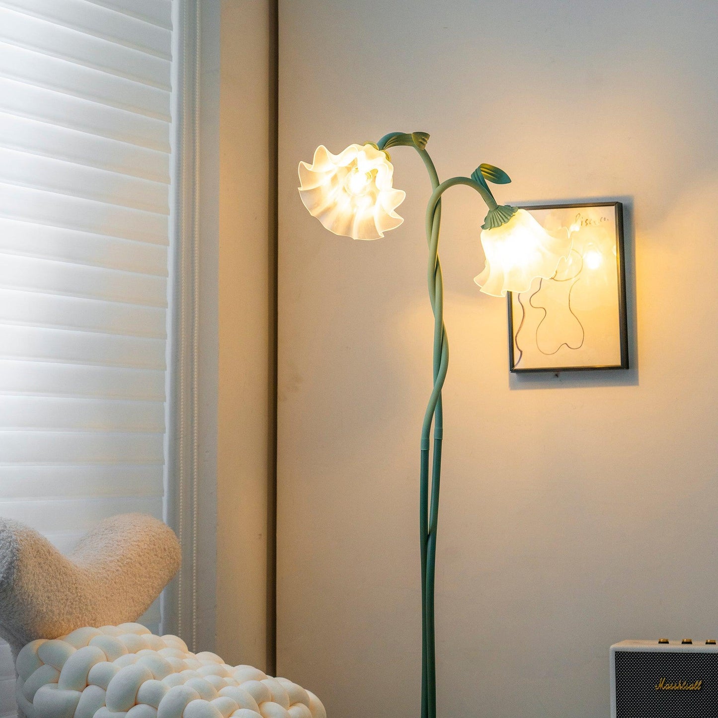 Lampadaire Calla Flowers – Élégance Florale et Éclairage Raffiné