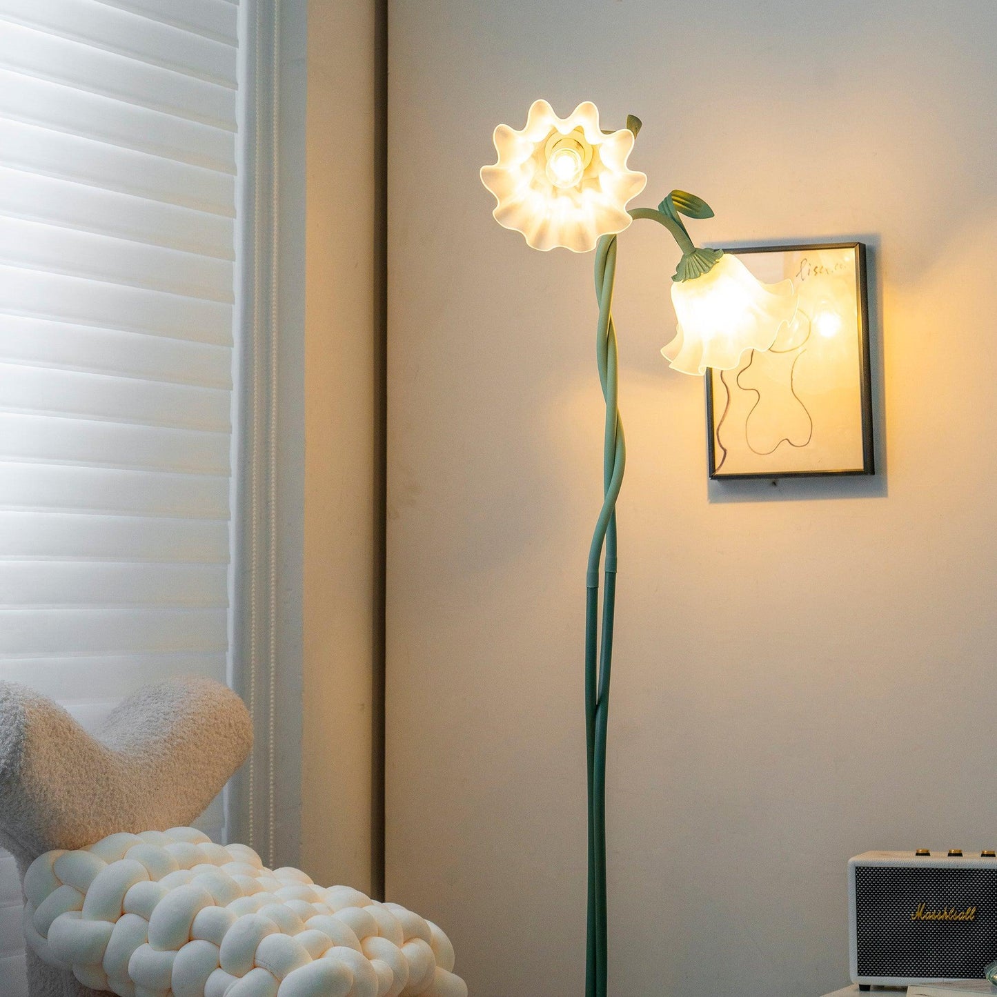 Lampadaire Calla Flowers – Élégance Florale et Éclairage Raffiné