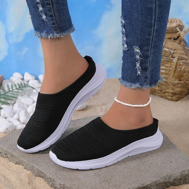 Chaussures Orthopédiques d'Été à Enfiler pour Femmes | Confort et Praticité