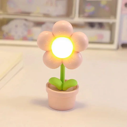 Petite lampe de table en forme de fleur – Une touche florale pour votre décoration