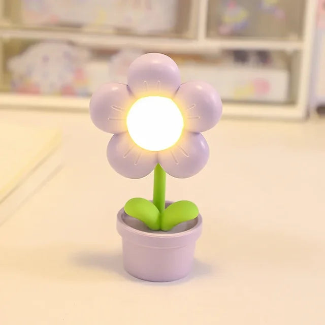 Petite lampe de table en forme de fleur – Une touche florale pour votre décoration