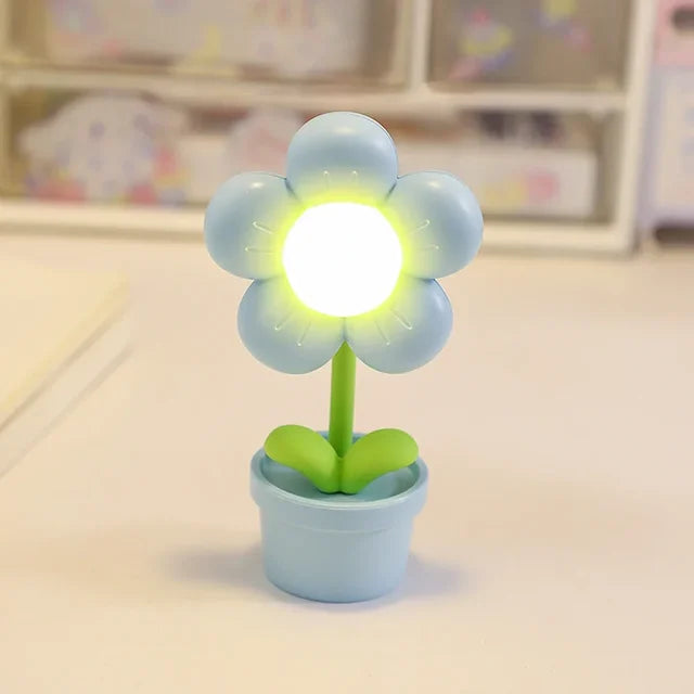 Petite lampe de table en forme de fleur – Une touche florale pour votre décoration