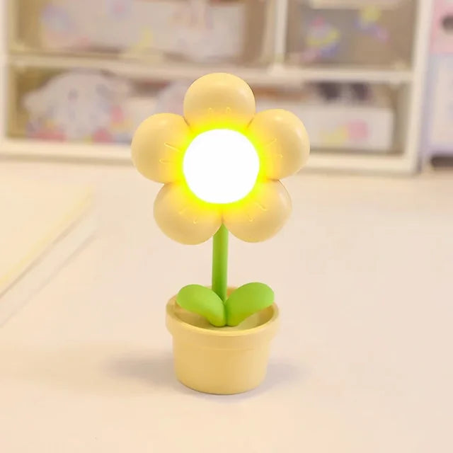 Petite lampe de table en forme de fleur – Une touche florale pour votre décoration