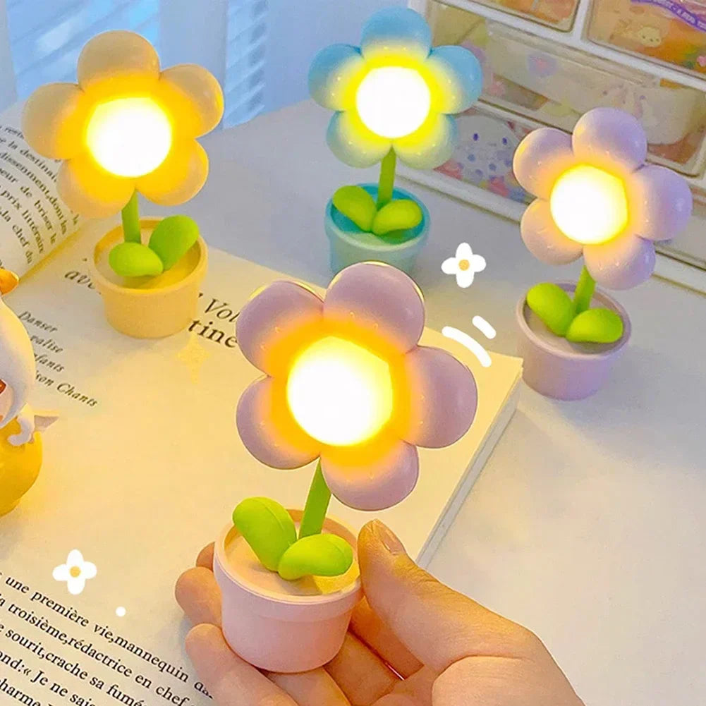 Petite lampe de table en forme de fleur – Une touche florale pour votre décoration