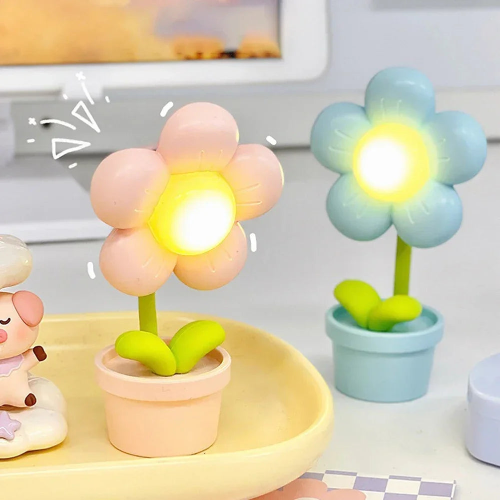 Petite lampe de table en forme de fleur – Une touche florale pour votre décoration