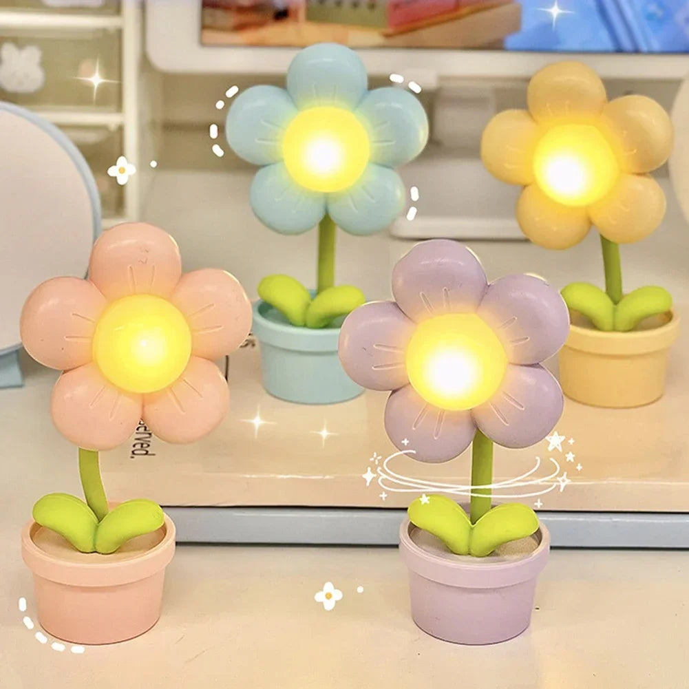 Petite lampe de table en forme de fleur – Une touche florale pour votre décoration