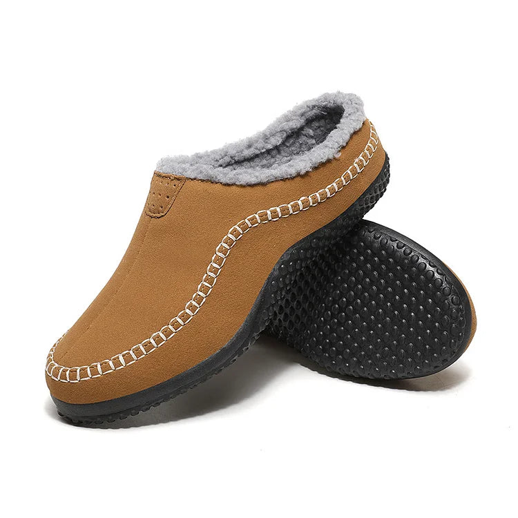 Chaussons Orthopédiques d’Hiver – Confort Pieds Nus avec Soutien Premium de la Voûte Plantaire