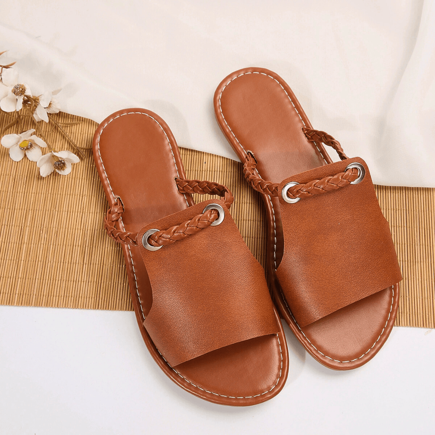 Sandales Femme Style Bohème Chic avec Semelle Confort Orthopédique