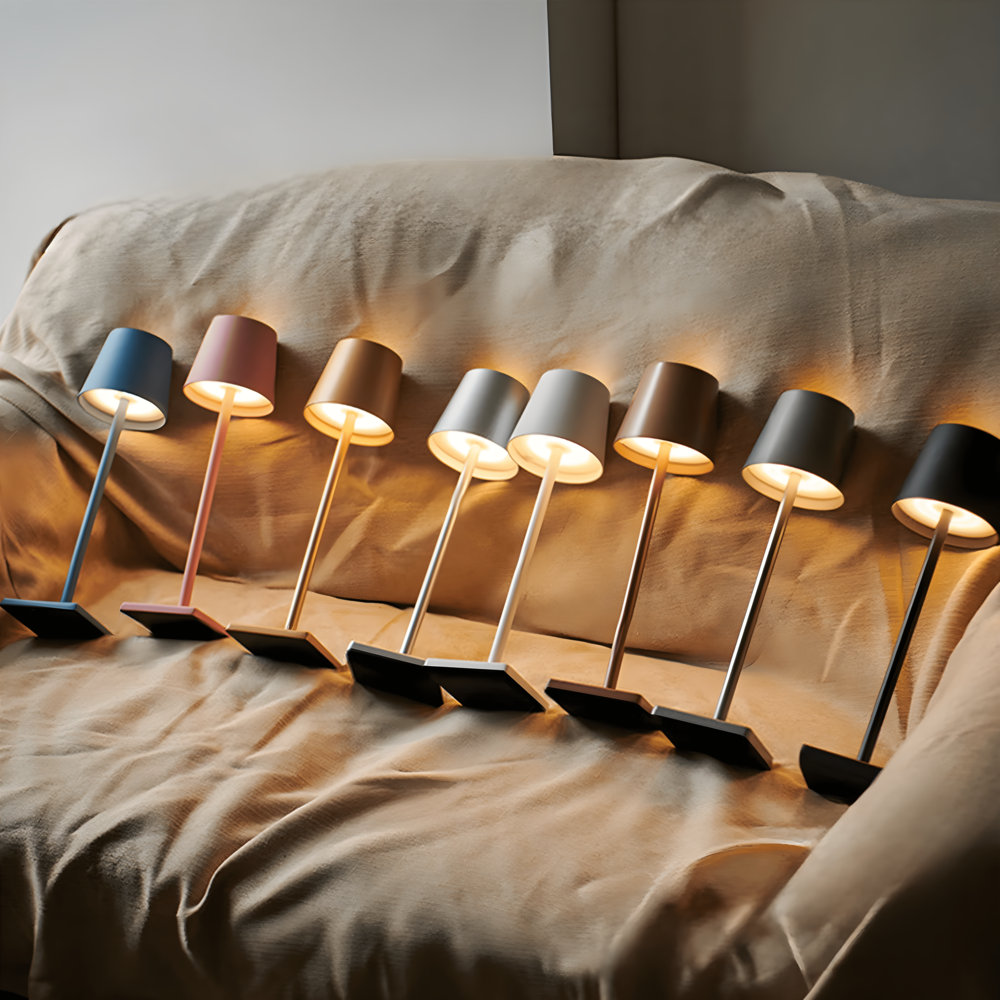 Lampe de Table Rechargeable Filaire Multifonctionnelle – Éclairage Élégant et Pratique