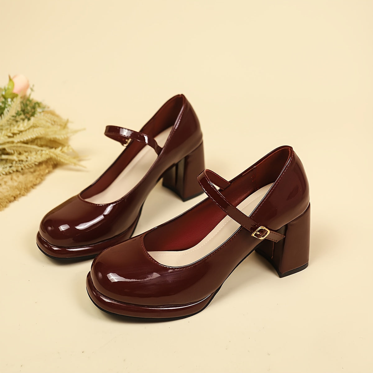 Escarpins Mary Jane élégants et imperméables – Confort et style par tous les temps