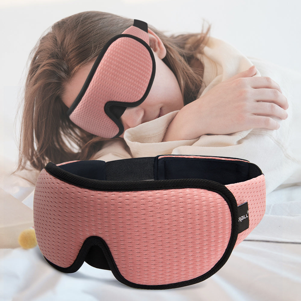 Masque de Sommeil 3D Ultime Sorallure - Obscurité Totale, Tissu Hypoallergénique, Sans Phtalates