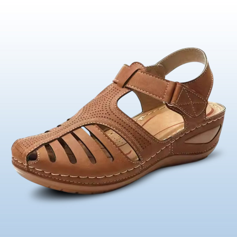 Sandales orthopédiques en daim – Élégance et confort absolu