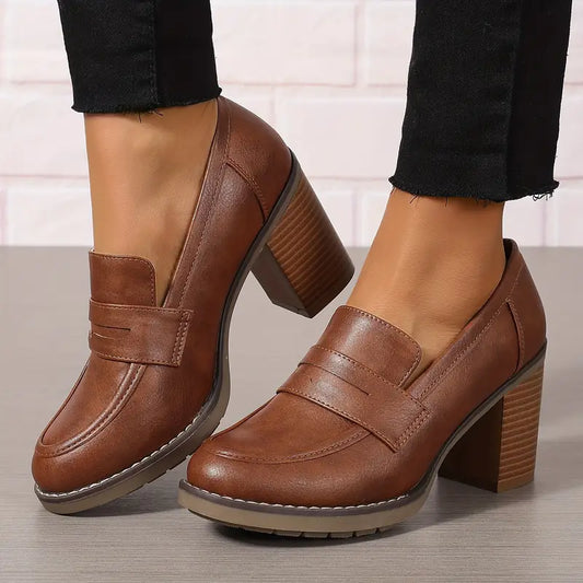 Escarpins Vintage à Talons Hauts – Chaussures Femme Élégantes et Polyvalentes