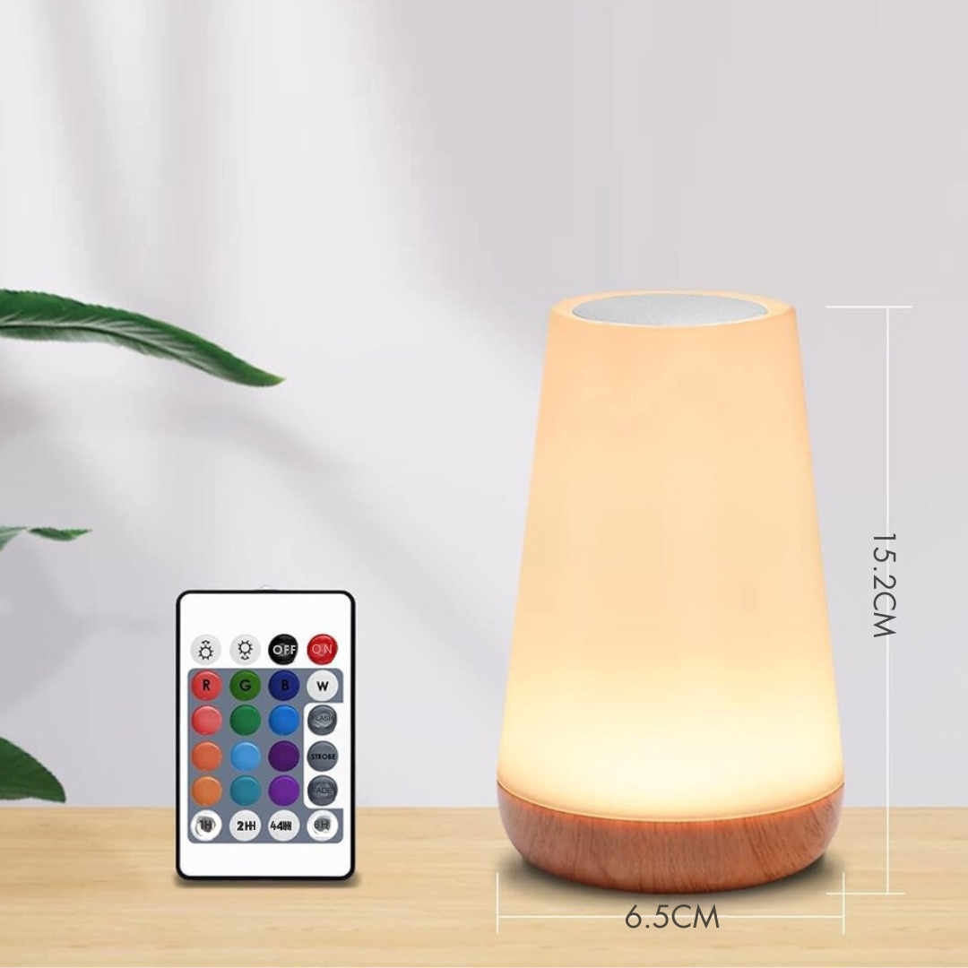 Lampe d’ambiance élégante – Éclairage décoratif LED sans fil pour une décoration maison moderne, chaleureuse et raffinée