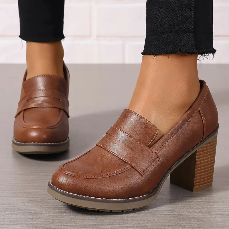 Escarpins Vintage à Talons Hauts – Chaussures Femme Élégantes et Polyvalentes