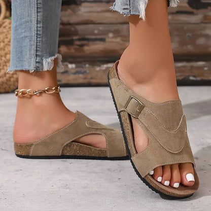 Sandales Femme Antidérapantes Sans Brides, Élégantes et Confortables