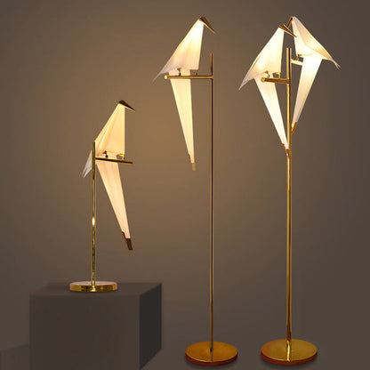 Lampe oiseau magnétique en origami – Élégance poétique pour une décoration maison lumineuse et artistique