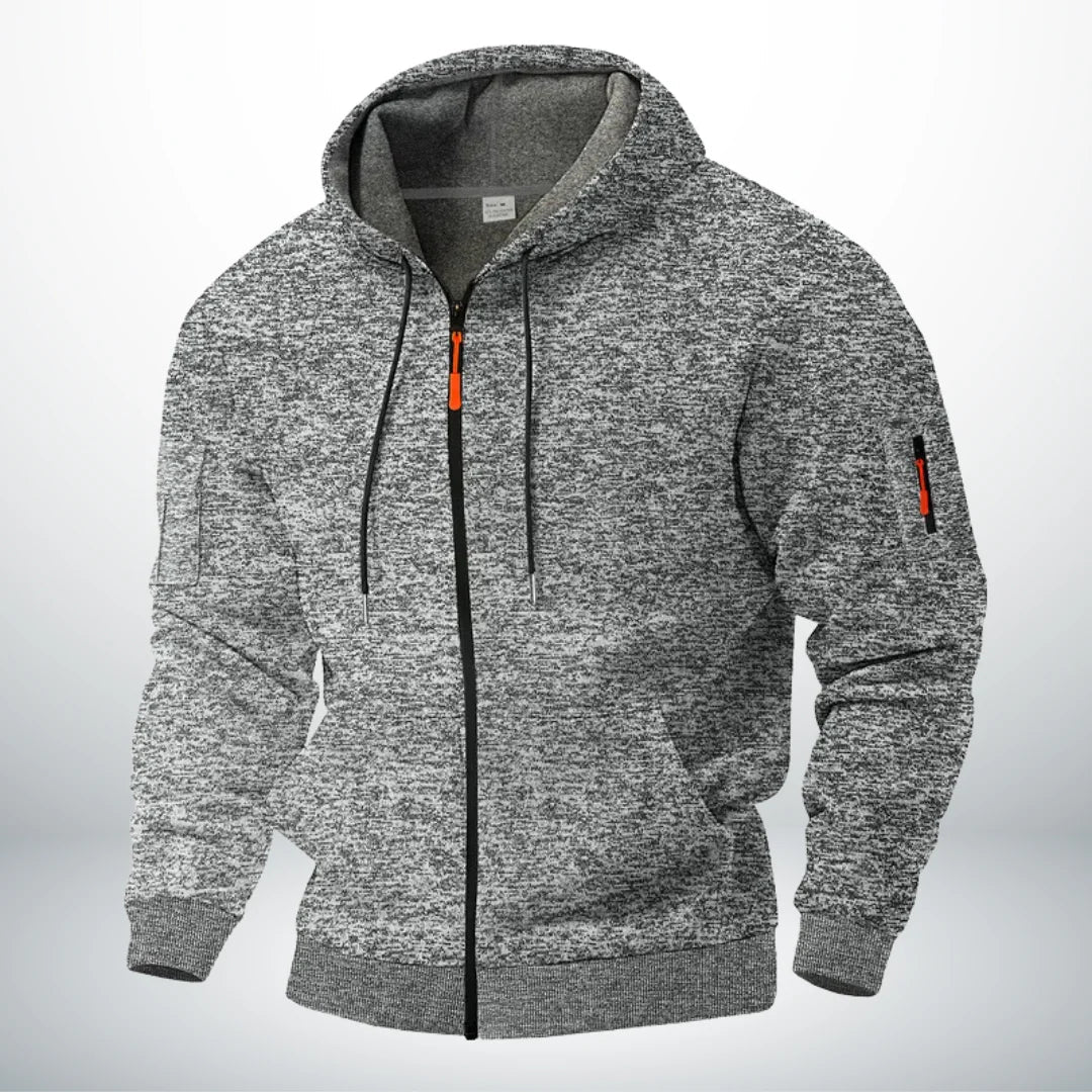 Men’s Thermal Zip-Up Fleece Outdoor Jacket