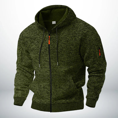 Men’s Thermal Zip-Up Fleece Outdoor Jacket