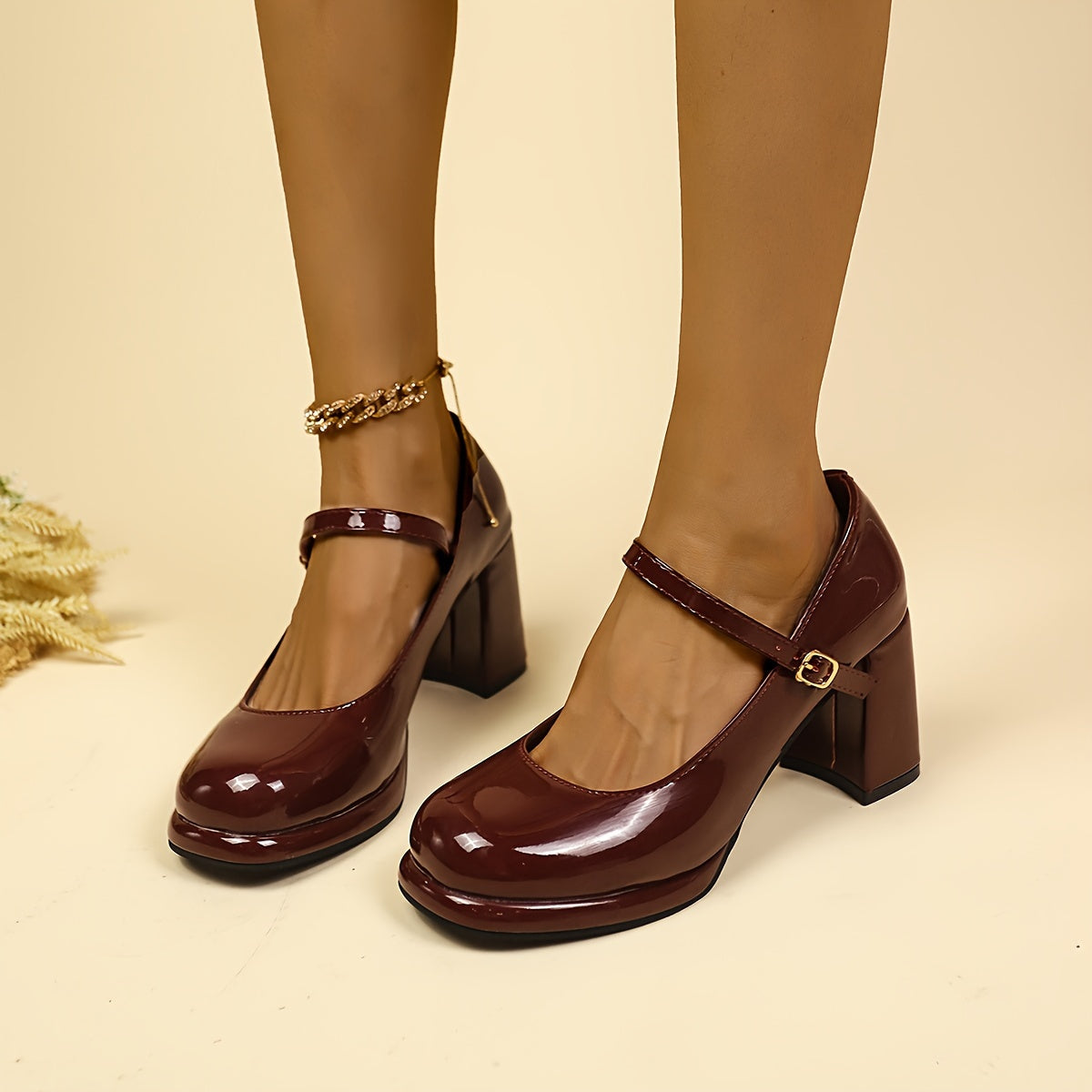 Escarpins Mary Jane élégants et imperméables – Confort et style par tous les temps