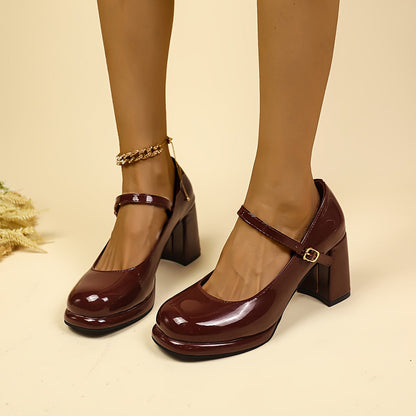 Escarpins Mary Jane élégants et imperméables – Confort et style par tous les temps