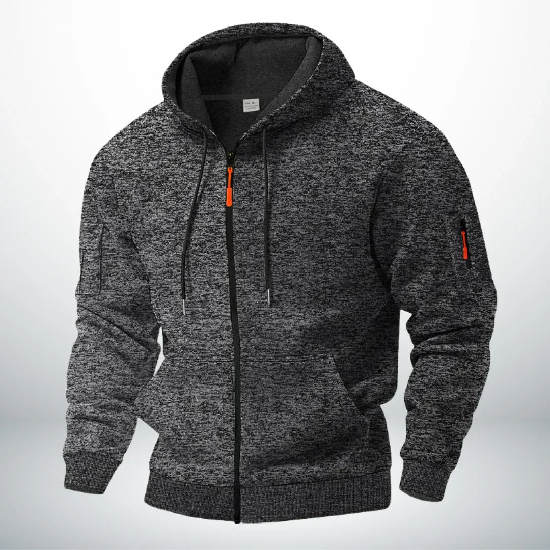Men’s Thermal Zip-Up Fleece Outdoor Jacket