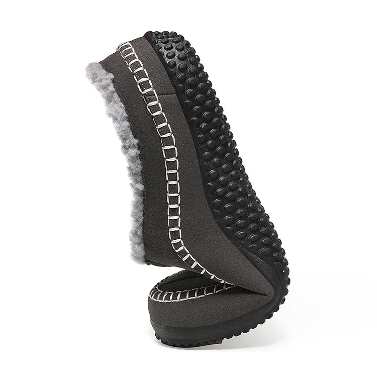 Chaussons Orthopédiques d’Hiver – Confort Pieds Nus avec Soutien Premium de la Voûte Plantaire