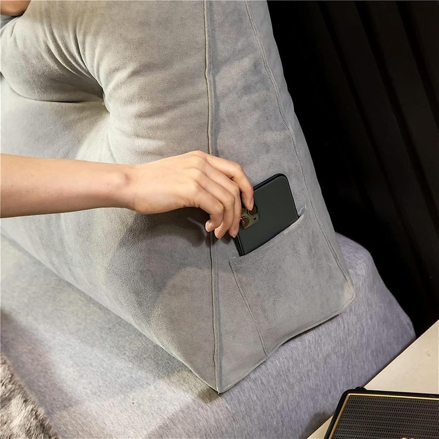 Coussin Traversin pour Lit et Canapé – Soutien Optimal pour la Lecture et le Repos