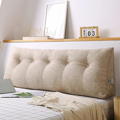 Coussin Traversin pour Lit et Canapé – Soutien Optimal pour la Lecture et le Repos