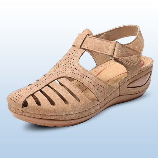 Sandales orthopédiques en daim – Élégance et confort absolu
