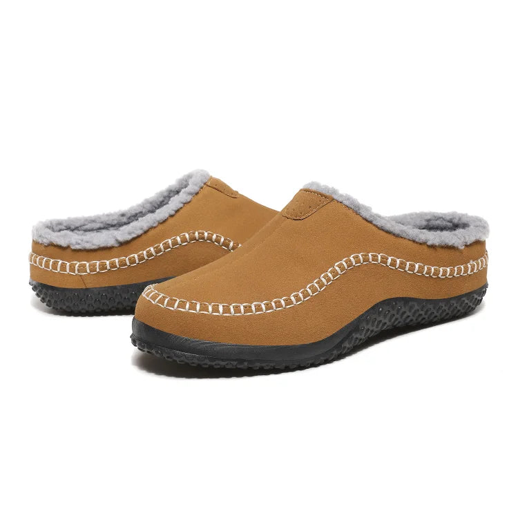 Chaussons Orthopédiques d’Hiver – Confort Pieds Nus avec Soutien Premium de la Voûte Plantaire