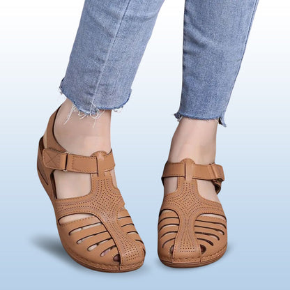 Sandales orthopédiques en daim – Élégance et confort absolu