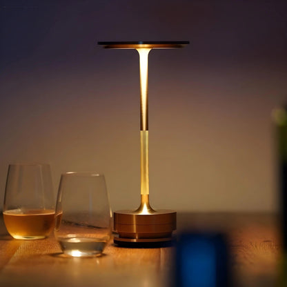 Lampe de chevet élégante sans fil – Lampe de table design sans câble pour une décoration maison raffinée et lumineuse