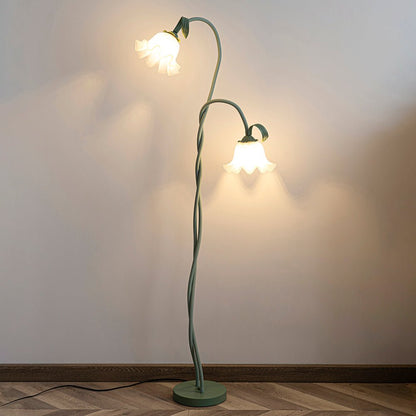 Lampadaire Calla Flowers – Élégance Florale et Éclairage Raffiné