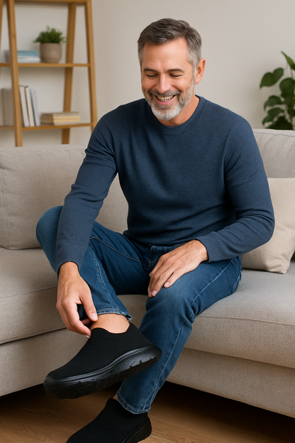 Chaussures Orthopédiques Sans Mains à Enfilage Facile & Soulagement de la Douleur