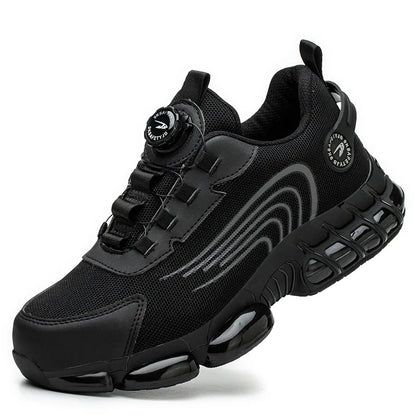 Chaussures de Sécurité Unisexe à Lacet Rotatif - Protection Robuste & Confort Ultime
