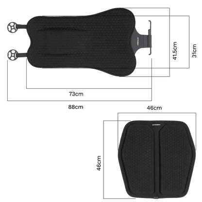 Coussin d'Assise & Dossier Gel 3D pour Siège Auto – Confort Ergonomique au Quotidien