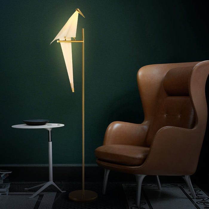 Lampe oiseau magnétique en origami – Élégance poétique pour une décoration maison lumineuse et artistique