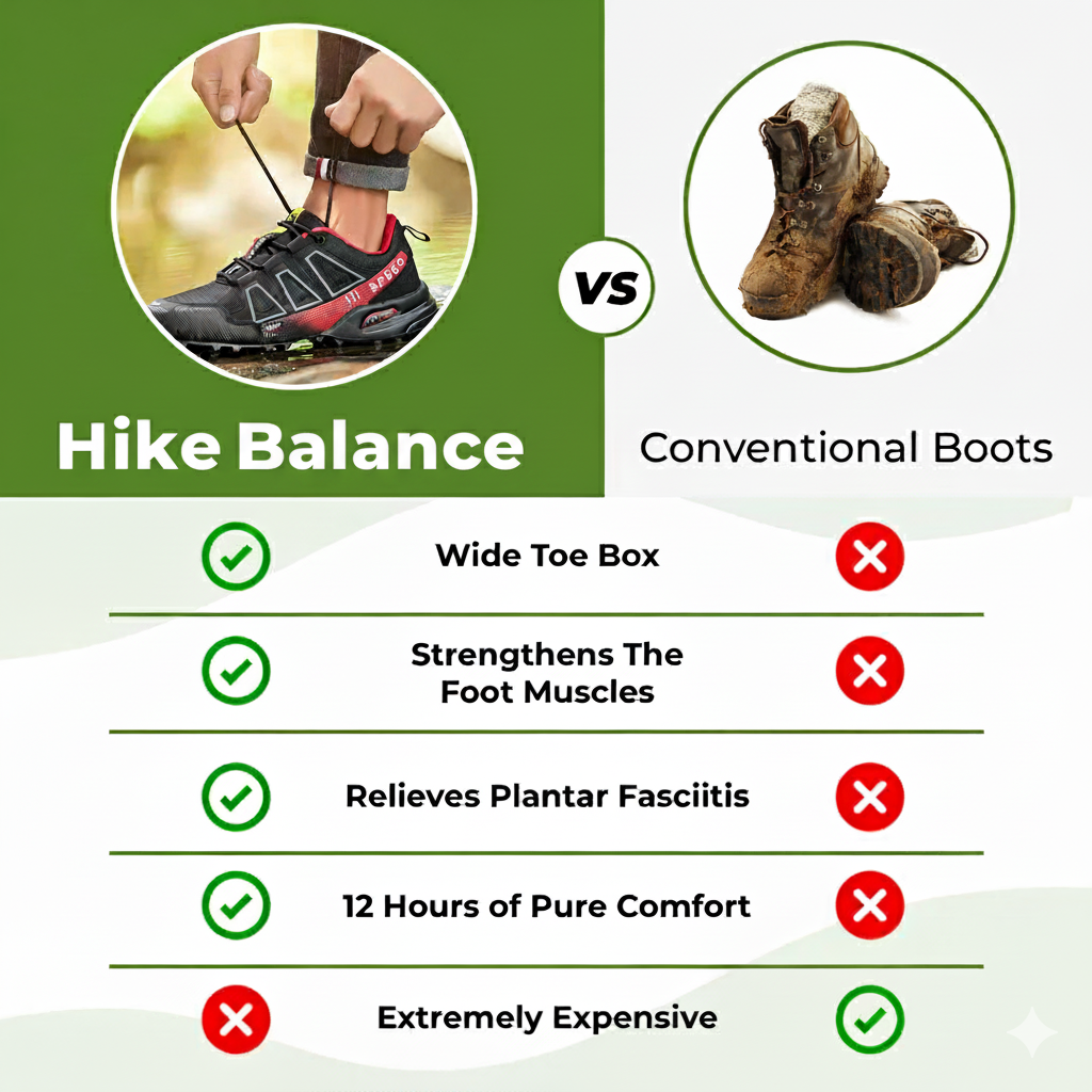 Hike Balance - Healthy All-Day Comfort Walking Shoes