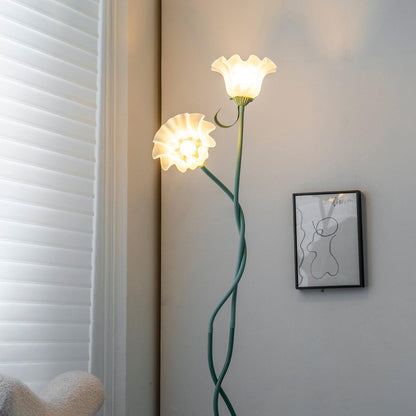 Lampadaire Calla Flowers – Élégance Florale et Éclairage Raffiné