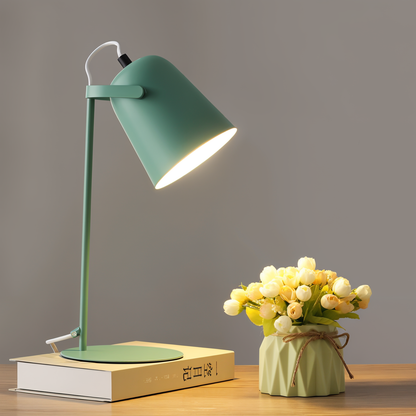 Lampe de Table Macaron – Lampe de Bureau Nordique Réglable pour une Ambiance Élégante