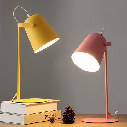 Lampe de Table Macaron – Lampe de Bureau Nordique Réglable pour une Ambiance Élégante