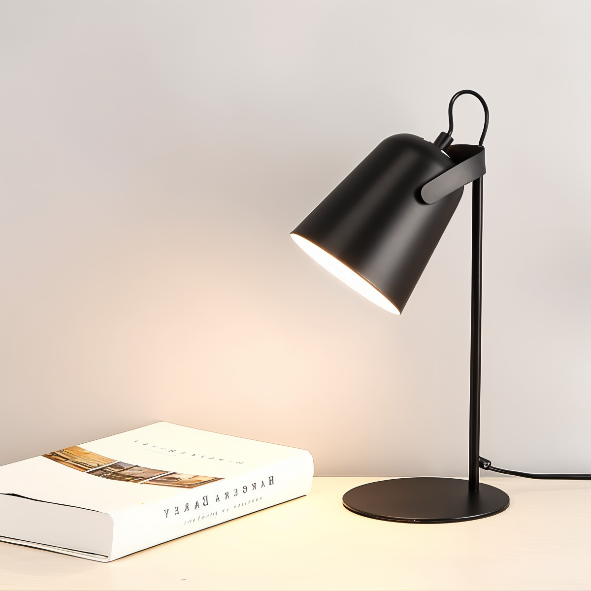 Lampe de Table Macaron – Lampe de Bureau Nordique Réglable pour une Ambiance Élégante