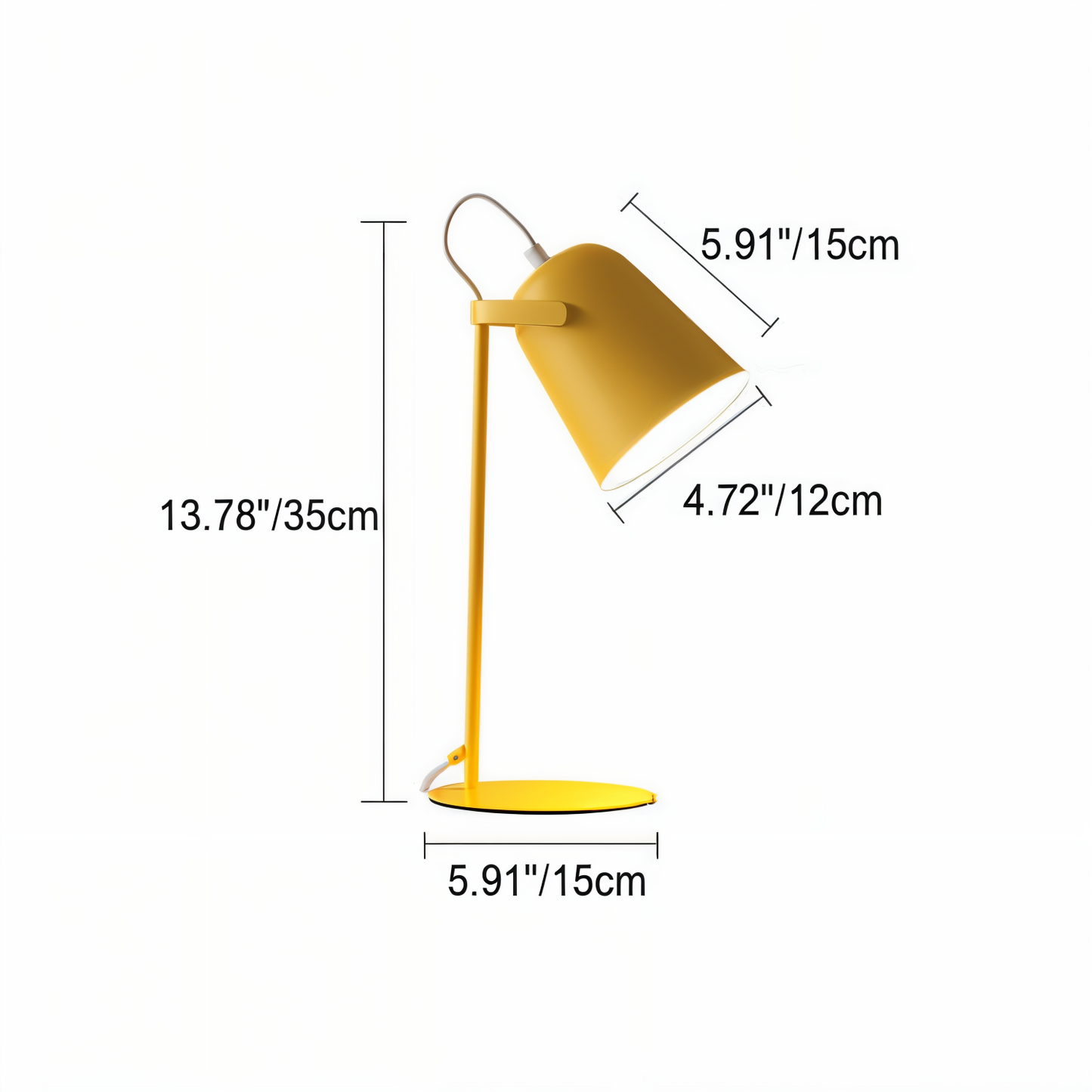 Lampe de Table Macaron – Lampe de Bureau Nordique Réglable pour une Ambiance Élégante