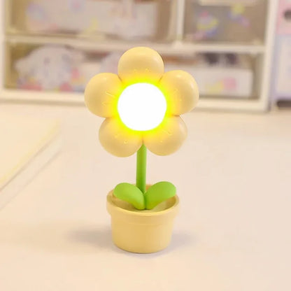 Petite lampe de table en forme de fleur – Une touche florale pour votre décoration